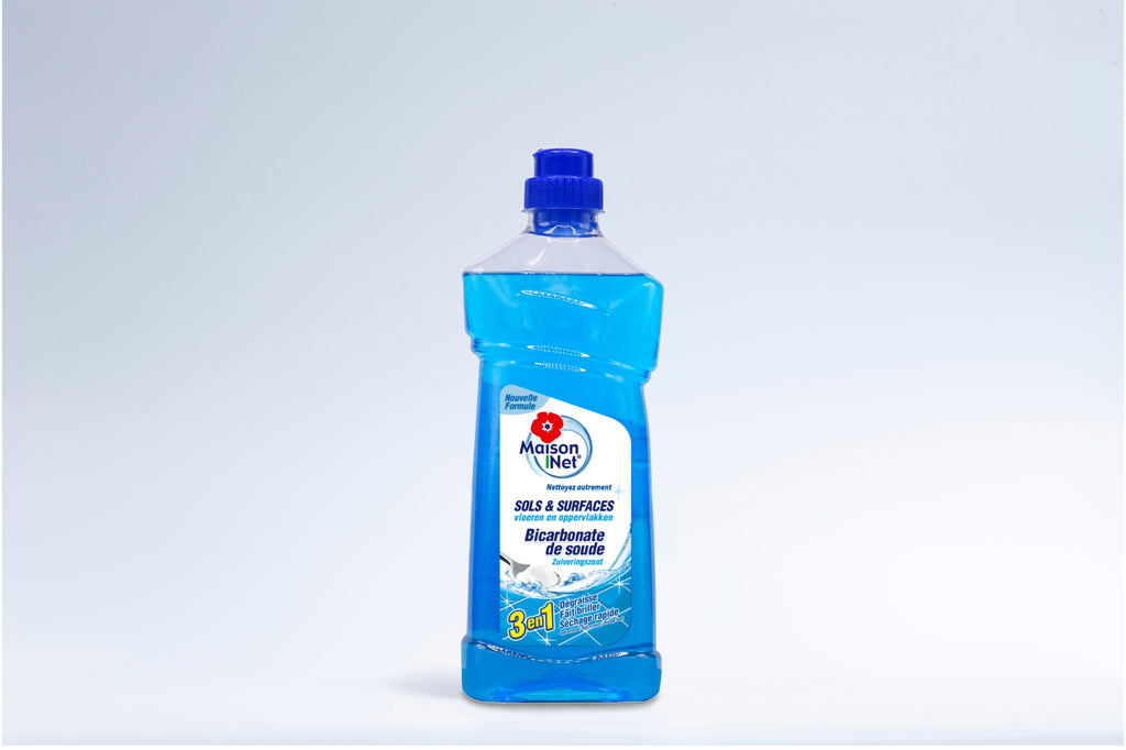 Image de la bouteille de nettoyant bicarbonate 3 en 1 Maison net.